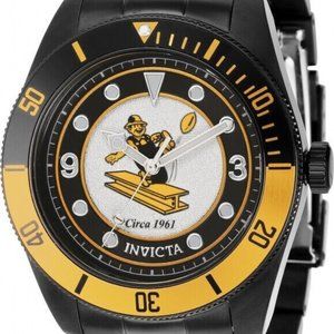 Invicta NFL Pittsburgh Steelers Ltd Edition Men's Watch Vintage Mascot (BLING)